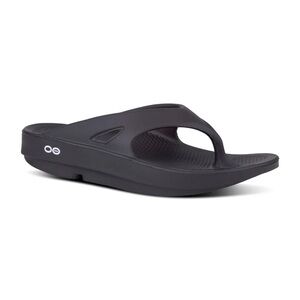 OOFOS black unisex flip flip